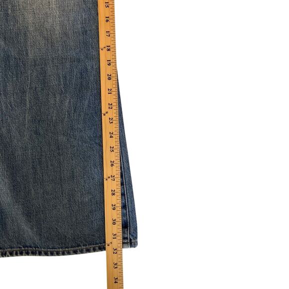 PISTOLA Flare Distressed Jeans with split at hem Women's Size 27 NWOT - Picture 8 of 9